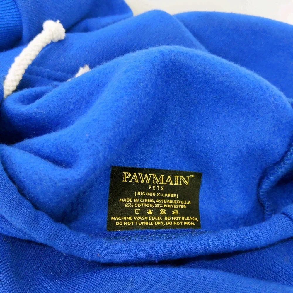 Pawlenciaga Small Dog Hoodie Pet Apparel In Blue